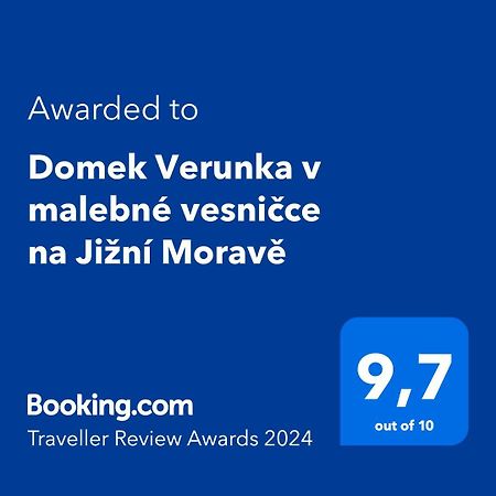 Domek Verunka V Malebne Vesnicce Na Jizni Morave Svatoborice Eksteriør billede