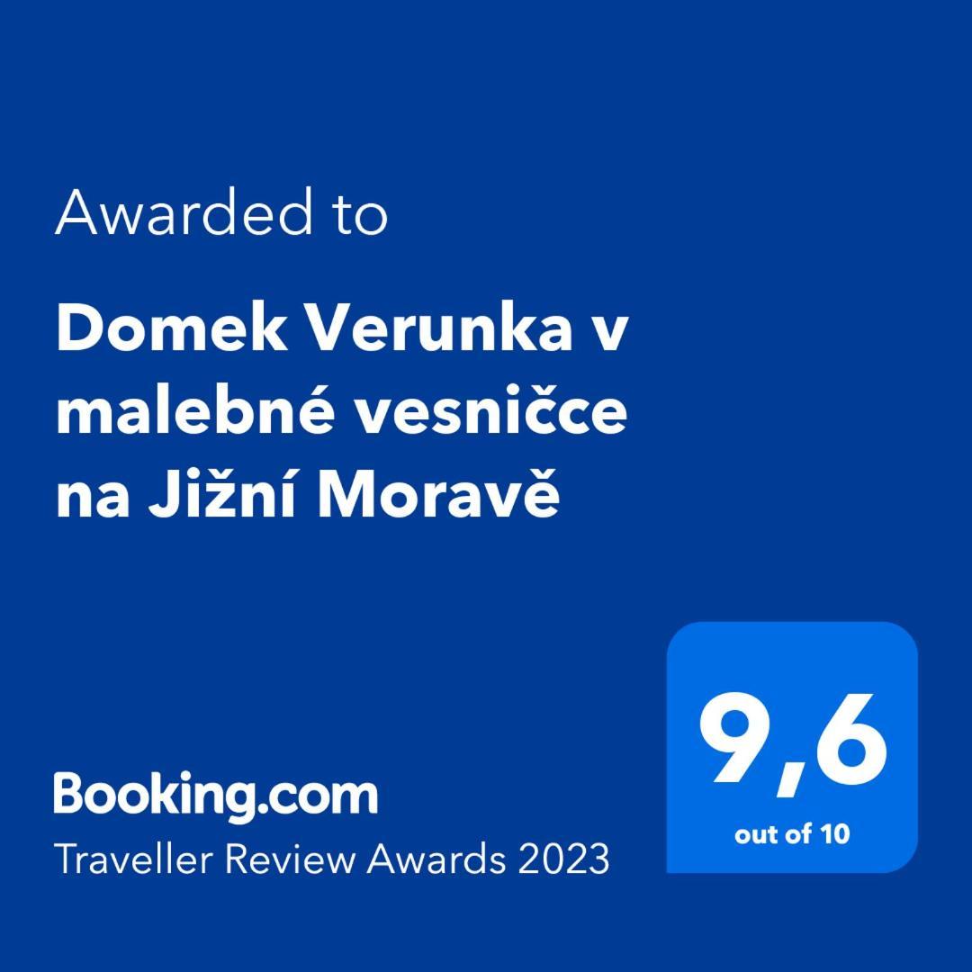 Domek Verunka V Malebne Vesnicce Na Jizni Morave Svatoborice Eksteriør billede